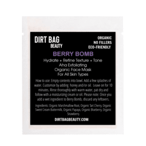 Dirt Bag Beauty Berry Bomb Mask